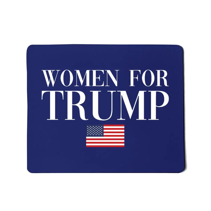 Women For Trump American Flag Mousepad