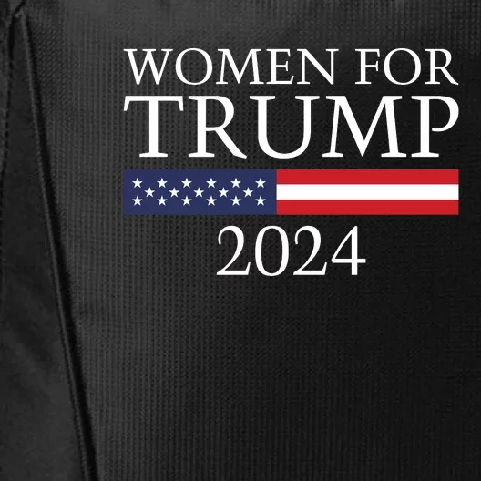 Women For Trump 2024 City Backpack