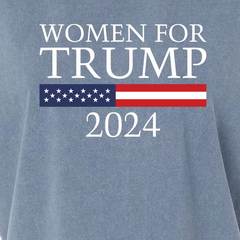 Women For Trump 2024 Garment-Dyed Women's Muscle Tee