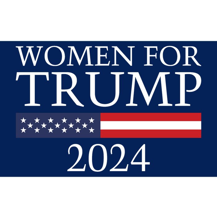 Women For Trump 2024 Bumper Sticker