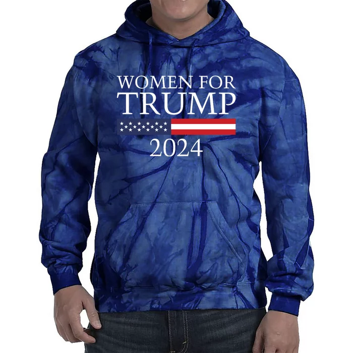 Women For Trump 2024 Tie Dye Hoodie