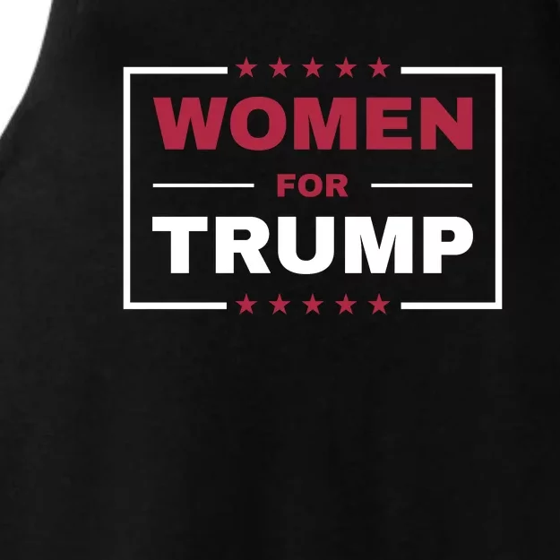 Women For Trump Ladies Tri-Blend Wicking Tank