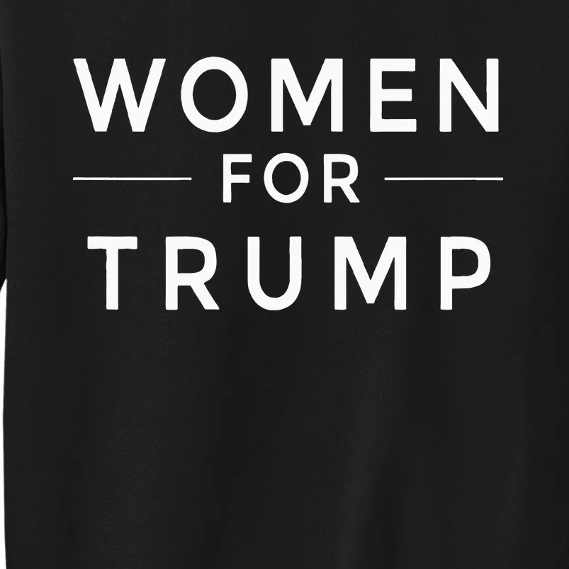 Women For Trump 2020 Tall Sweatshirt