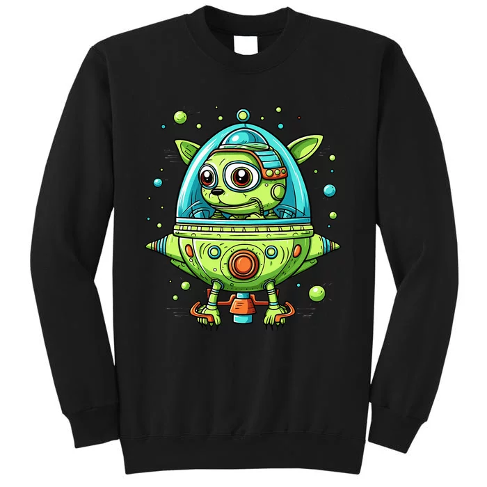 Whiz Flying The Dog Bowl UFO Tall Sweatshirt