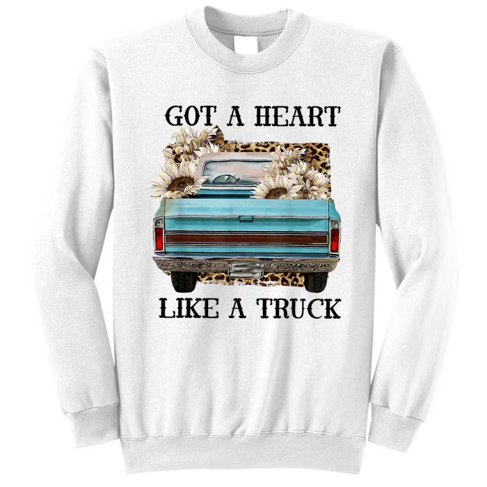 Western Farm Truck I Got A Heart Like A Truck Sweatshirt