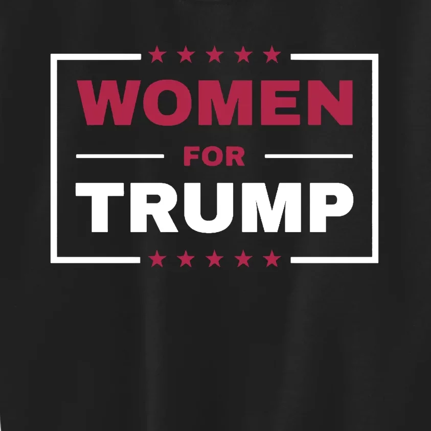 Women For Trump Kids Sweatshirt