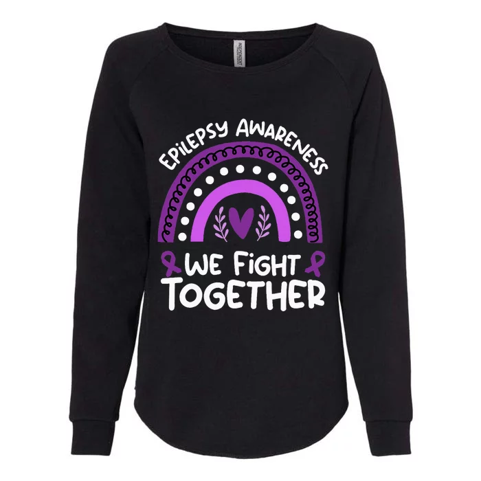 We Fight Together Epilepsy Awareness Epilepsy Womens California Wash Sweatshirt