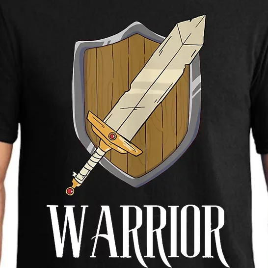 Warrior Fantasy Tabletop RPG MMORPG RPG Gamer Pajama Set