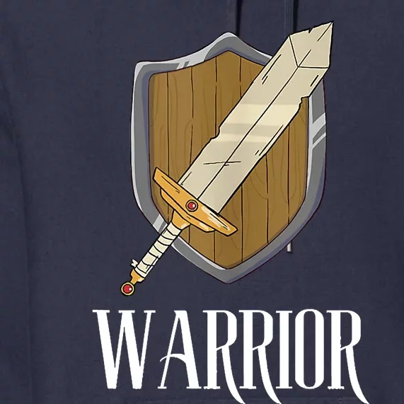 Warrior Fantasy Tabletop RPG MMORPG RPG Gamer Premium Hoodie