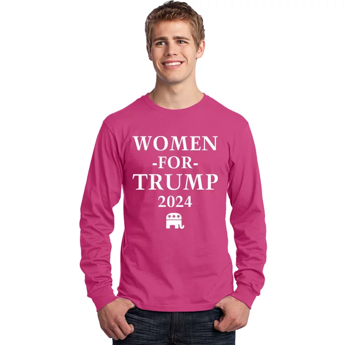 Women For Trump 2024 Long Sleeve Shirt