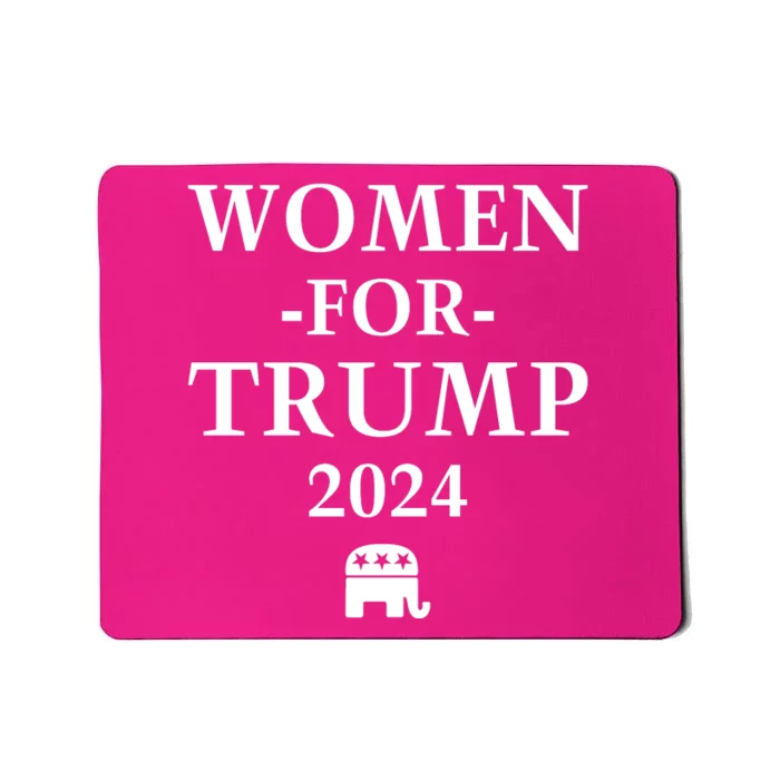 Women For Trump 2024 Mousepad