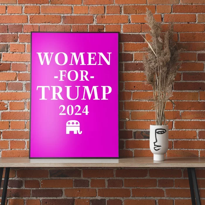 Women For Trump 2024 Poster