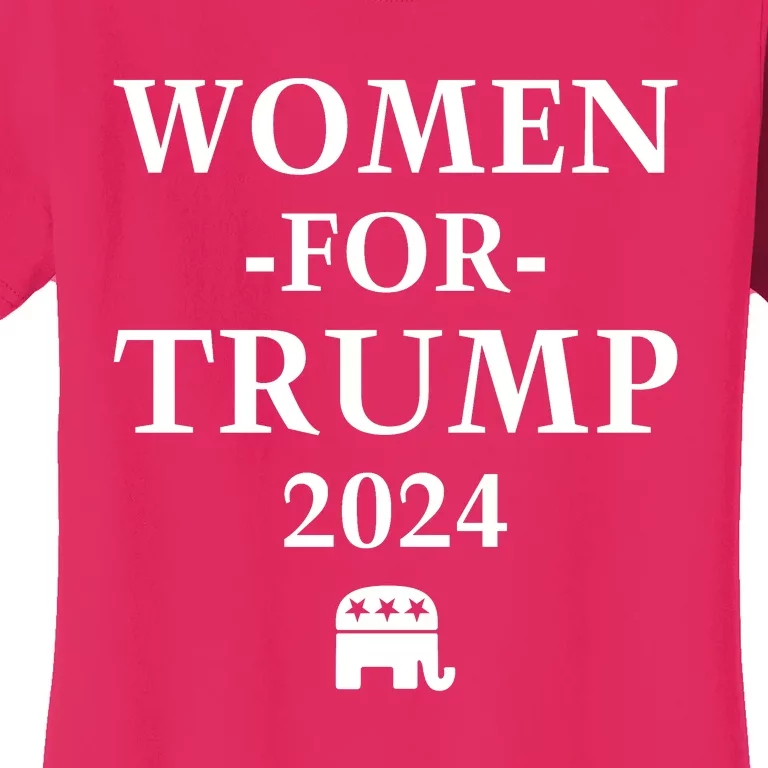 Women For Trump 2024 Women's T-Shirt