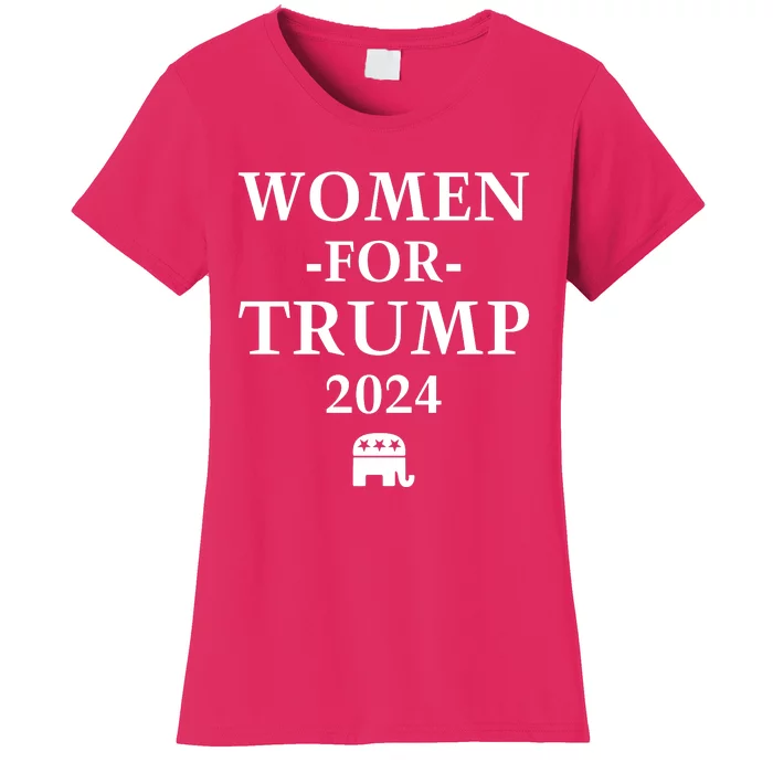 Women For Trump 2024 Women's T-Shirt