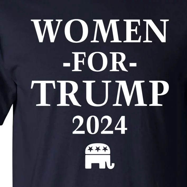 Women For Trump 2024 Tall T-Shirt