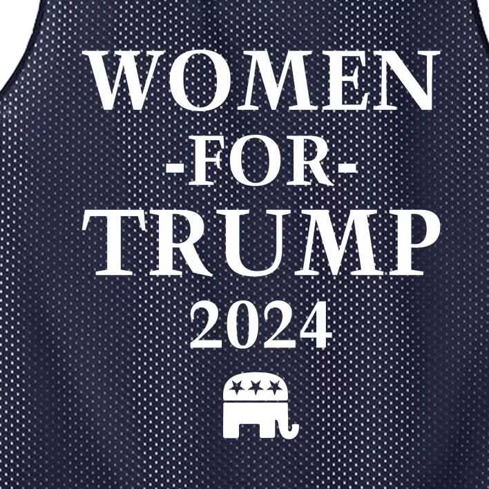 Women For Trump 2024 Mesh Reversible Basketball Jersey Tank