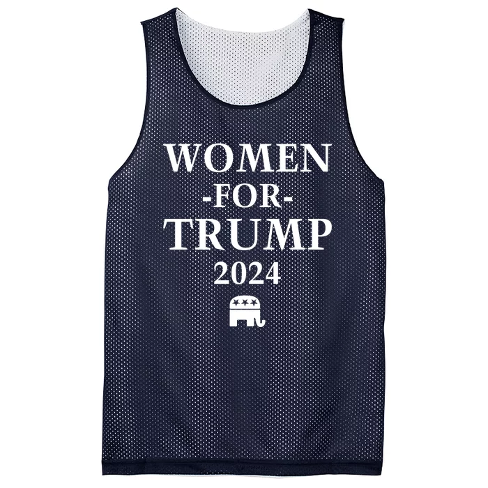 Women For Trump 2024 Mesh Reversible Basketball Jersey Tank