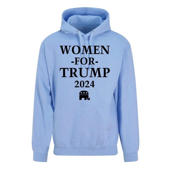 Women For Trump 2024 Unisex Surf Hoodie