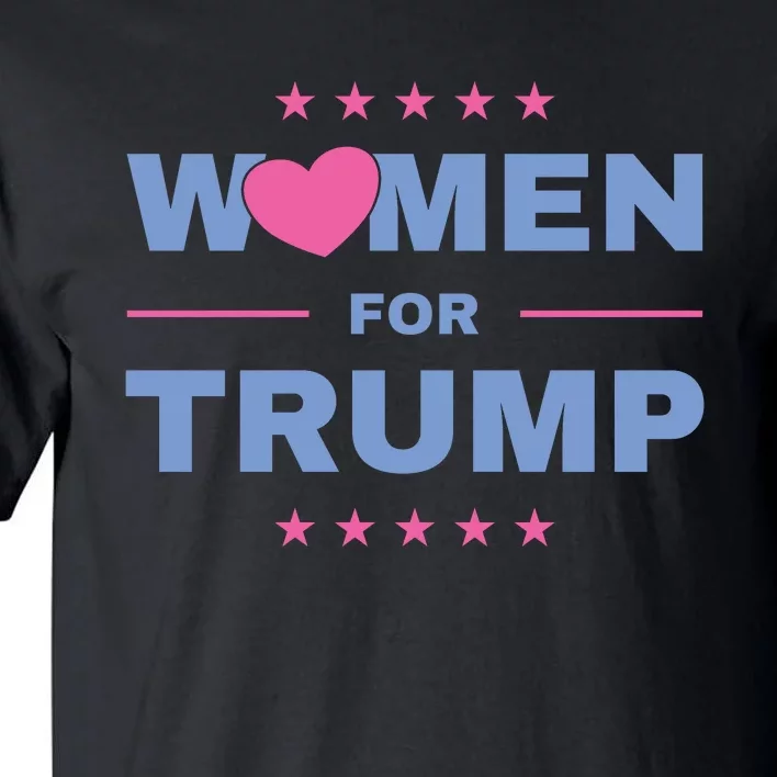 Women For Donald Trump Heart 💕 Tall T-Shirt