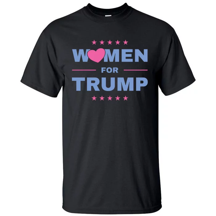 Women For Donald Trump Heart 💕 Tall T-Shirt