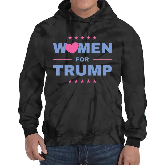 Women For Donald Trump Heart 💕 Tie Dye Hoodie