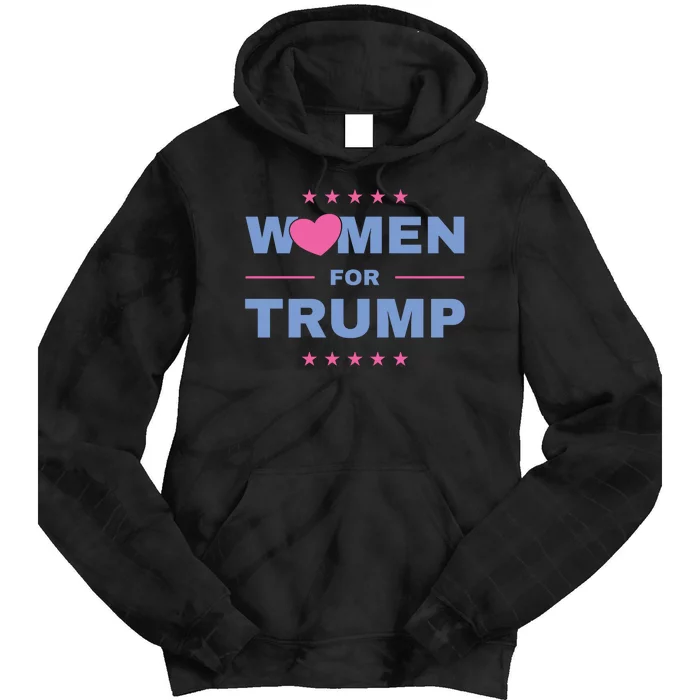 Women For Donald Trump Heart 💕 Tie Dye Hoodie