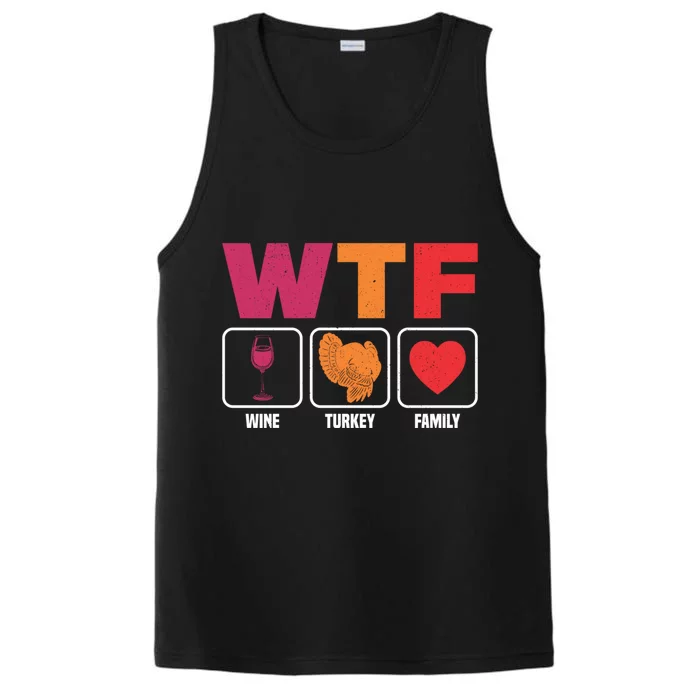 Wine Family Turkey Gift Performance Tank