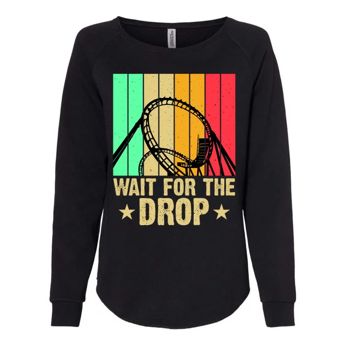 Wait For The Drop Womens California Wash Sweatshirt