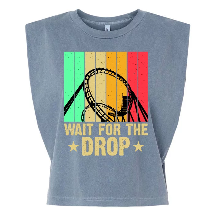 Wait For The Drop Garment-Dyed Women's Muscle Tee