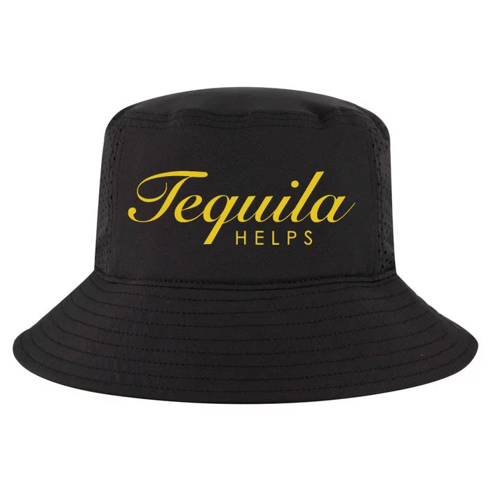 Women Funny Tequila Helps Gift For Tequila Lovers Cool Comfort Performance Bucket Hat