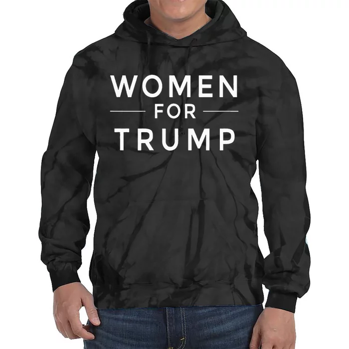 Women For Trump 2020 Pink Tie Dye Hoodie