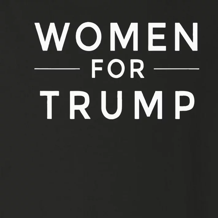 Women For Trump 2020 Pink Toddler Long Sleeve Shirt