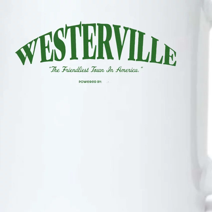 WESTERVILLE Friendliest Town In America Long Sleeve Black Color Changing Mug