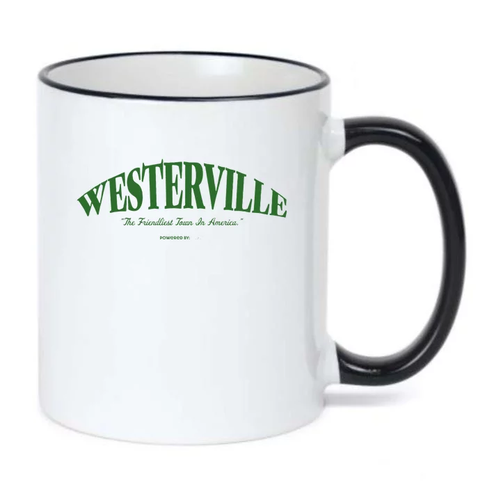 WESTERVILLE Friendliest Town In America Long Sleeve Black Color Changing Mug