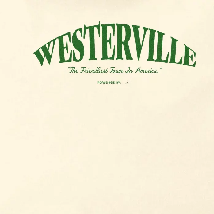 WESTERVILLE Friendliest Town In America Long Sleeve Zip Tote Bag