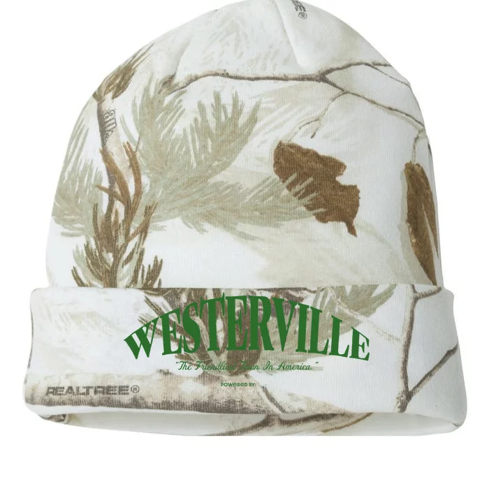 WESTERVILLE Friendliest Town In America Long Sleeve Kati - 12in Camo Beanie