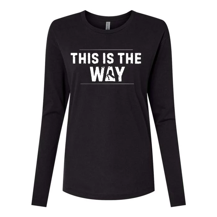 Wing Foiling This Is The Way Womens Cotton Relaxed Long Sleeve T-Shirt