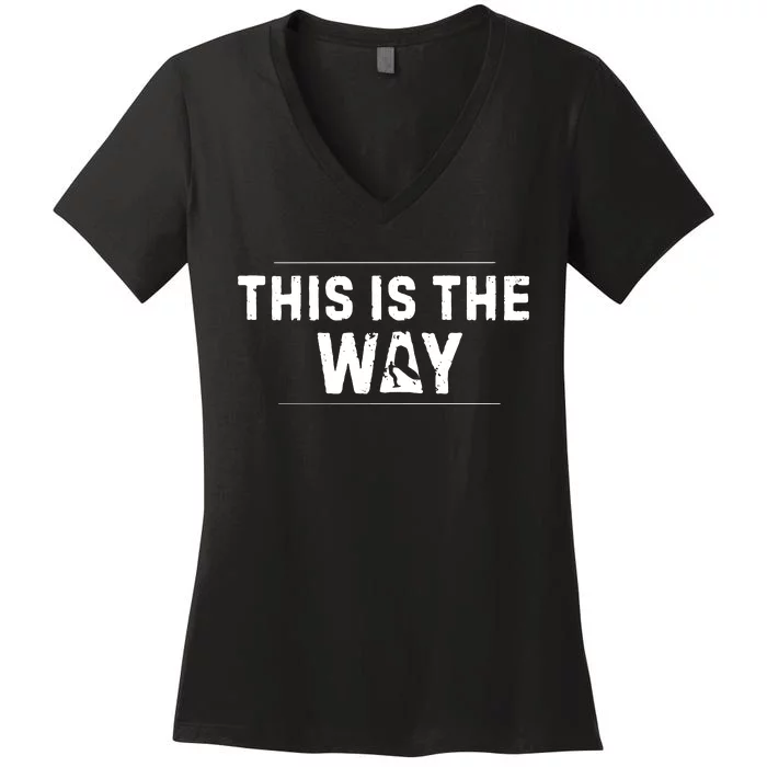 Wing Foiling This Is The Way Women's V-Neck T-Shirt