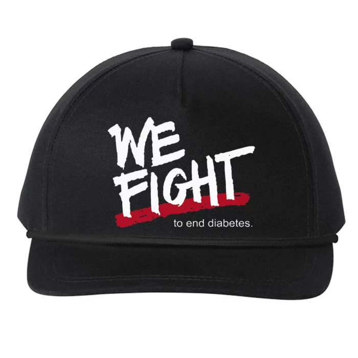 We Fight To End Diabetes Snapback Five-Panel Rope Hat