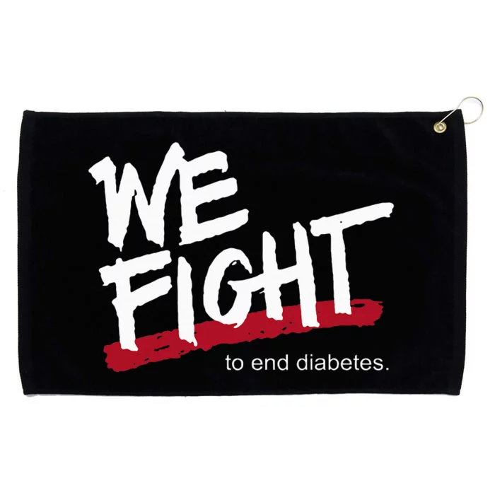 We Fight To End Diabetes Grommeted Golf Towel