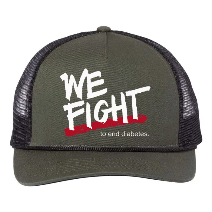 We Fight To End Diabetes Retro Rope Trucker Hat Cap