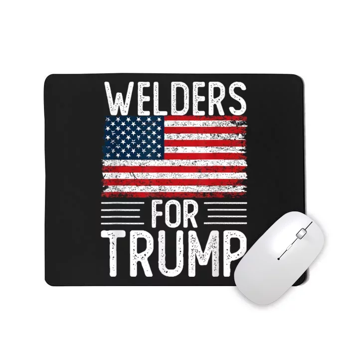 Welders For Trump 2024 Shirts President Election 2024 Mousepad