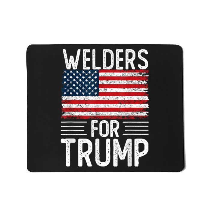 Welders For Trump 2024 Shirts President Election 2024 Mousepad