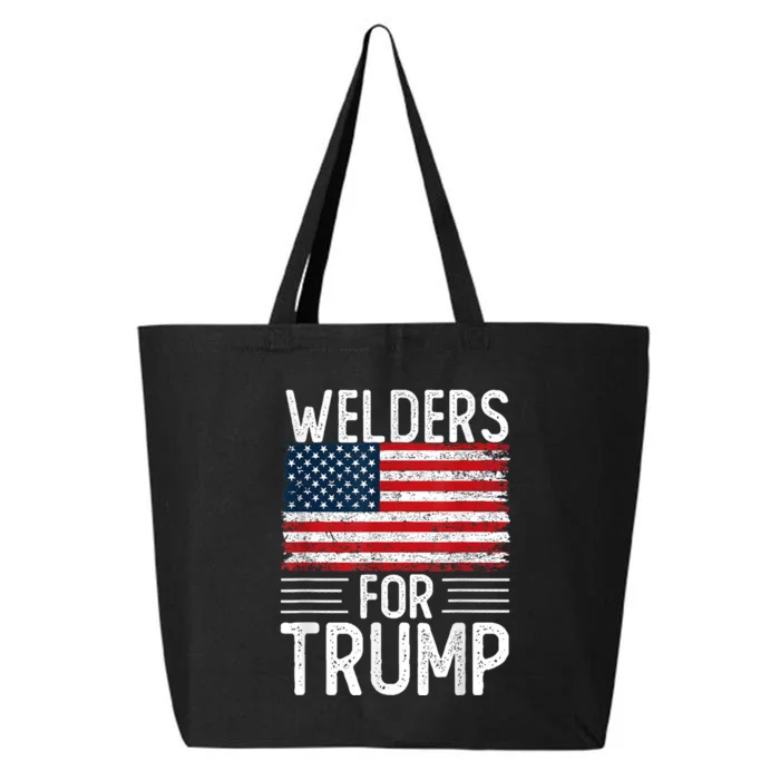 Welders For Trump 2024 Shirts President Election 2024 25L Jumbo Tote