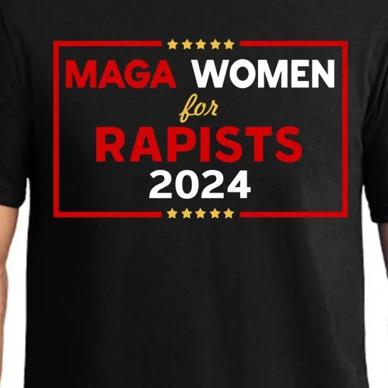 WalzS For Trump Maga Women For Rapists 2024 Pajama Set