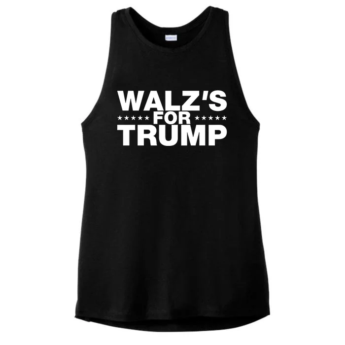 WalzS For Trump Ladies Tri-Blend Wicking Tank