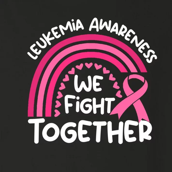 We Fight Together Leukemia Awareness Toddler Long Sleeve Shirt