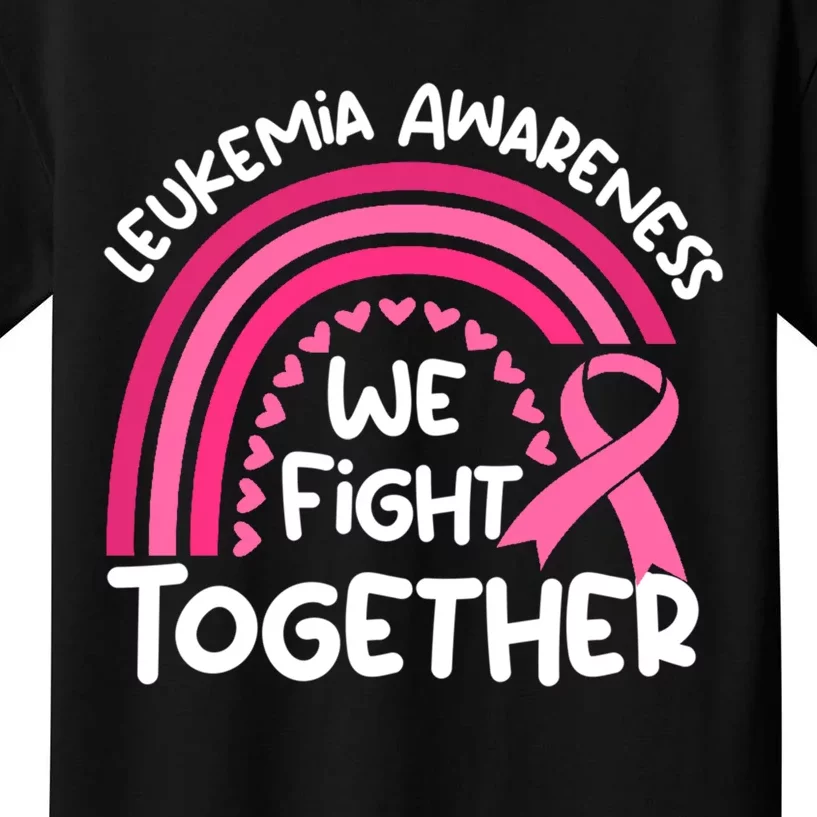 We Fight Together Leukemia Awareness Kids T-Shirt