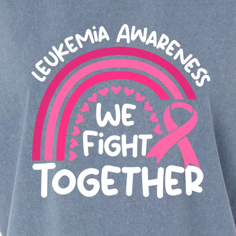 We Fight Together Leukemia Awareness Garment-Dyed Women's Muscle Tee