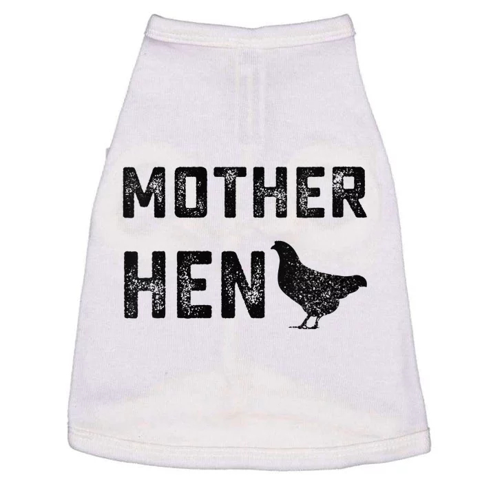 Women Funny Vintage Mother Hen Chicken Gift For Farm Mom Doggie Tank